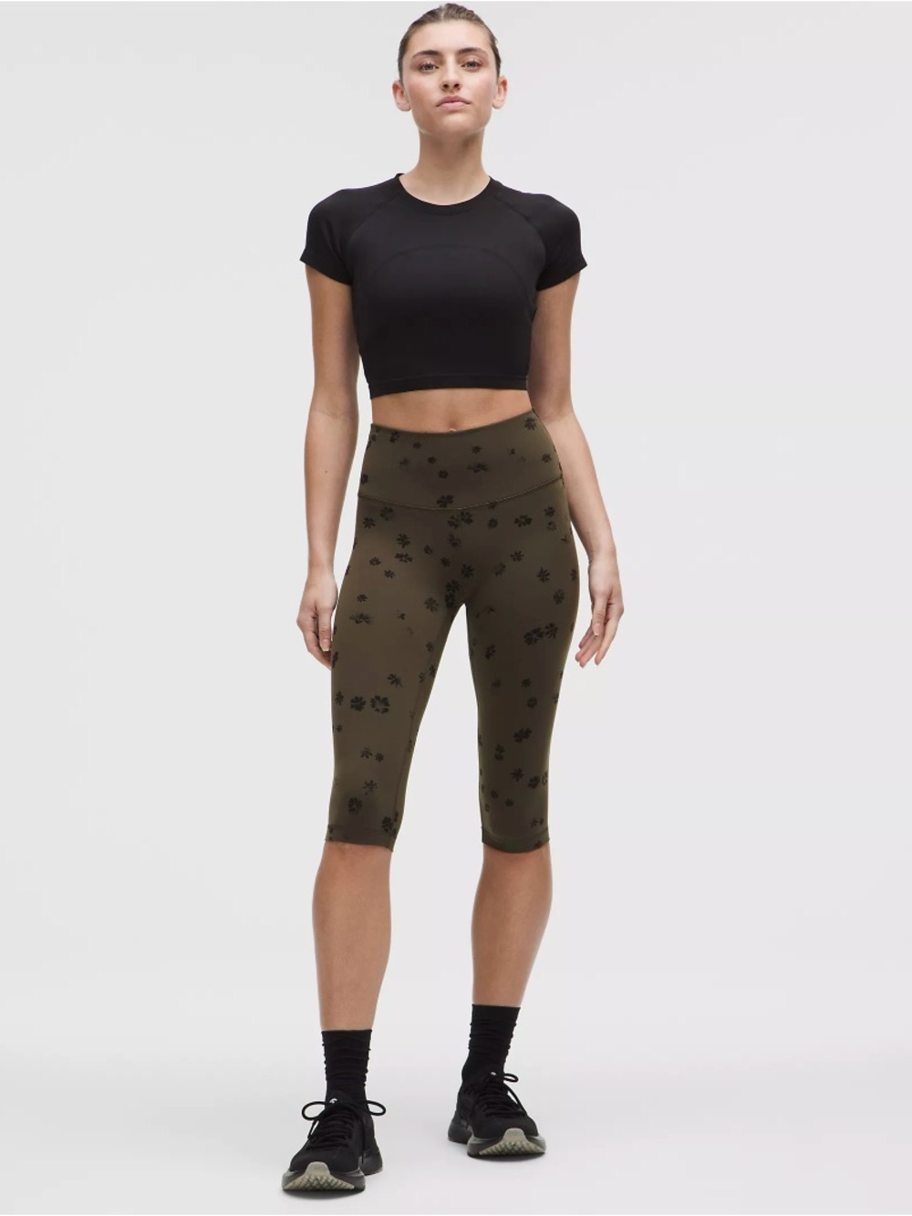 Lululemon Wunder Train Highrise Crop